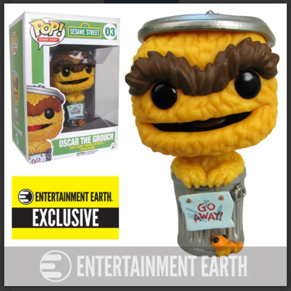 Funko Pop Oscar The Grouch #03 Sesame Street Exclusive Figure